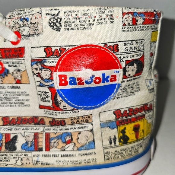 2005 Bazooka Bubble Gum High Top Shoes Sz 6 - Picture 10 of 12